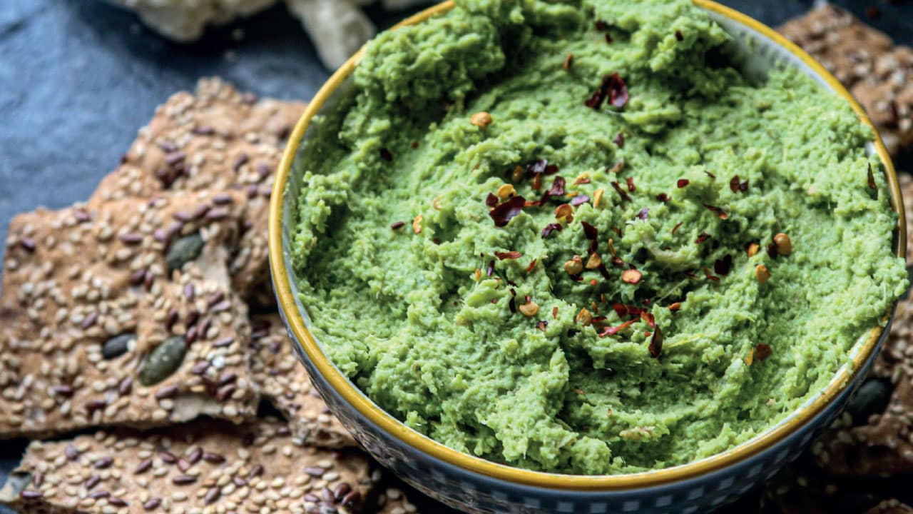 Leek and Fava Bean Dip