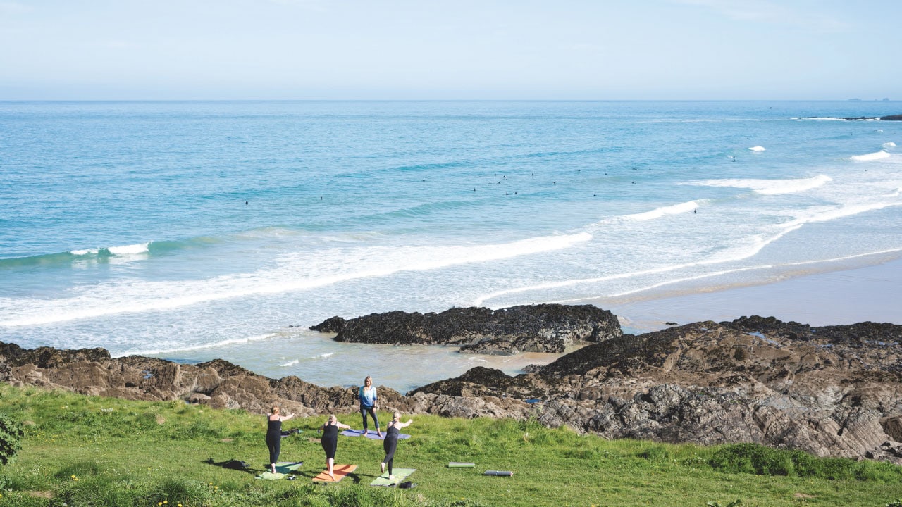 Yoga and Wild Swimming in Cornwall