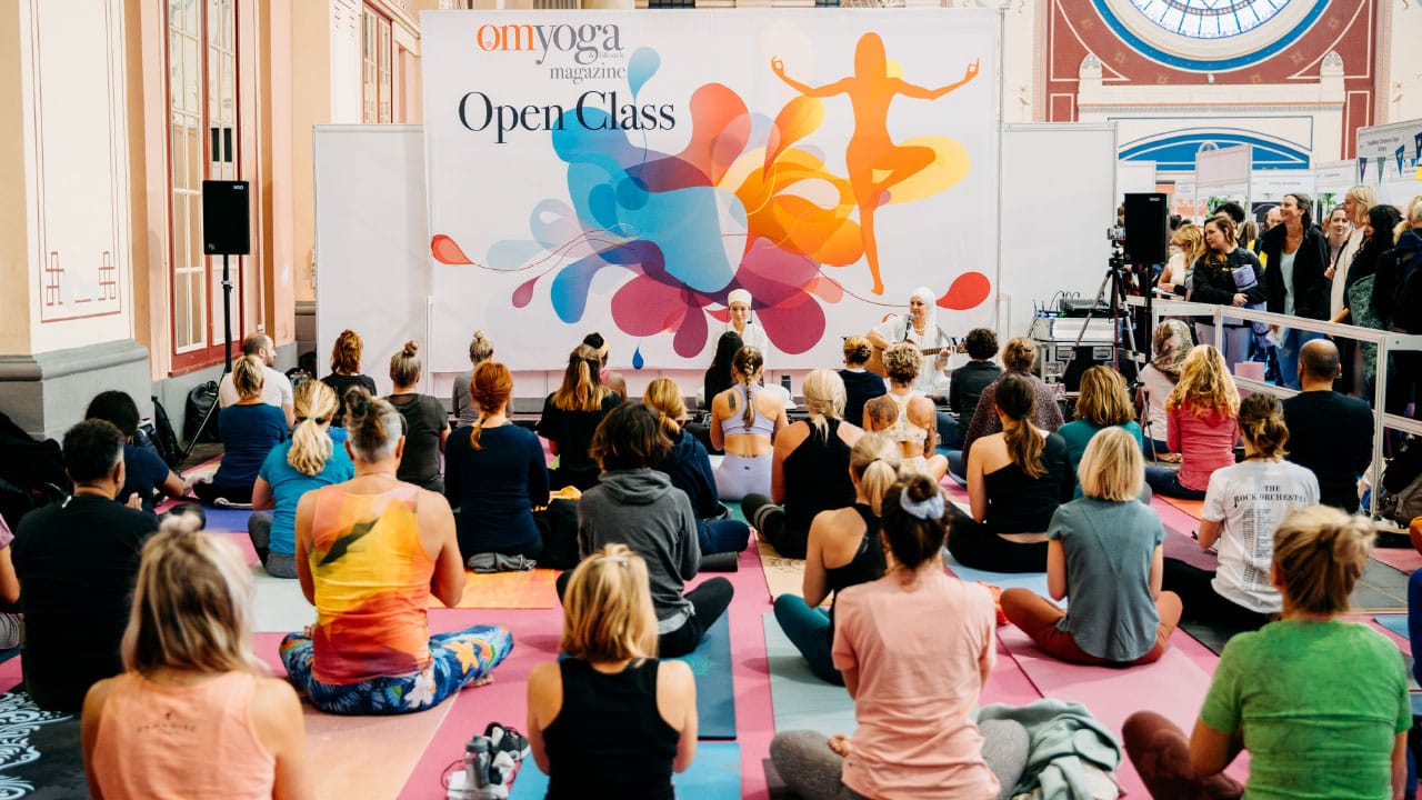 at the OM Yoga Show 2023 Om Yoga Magazine