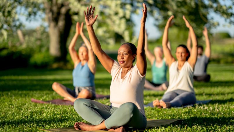 Practice yoga outside 1505