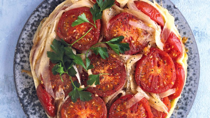 British Tomato Tarte Tatin