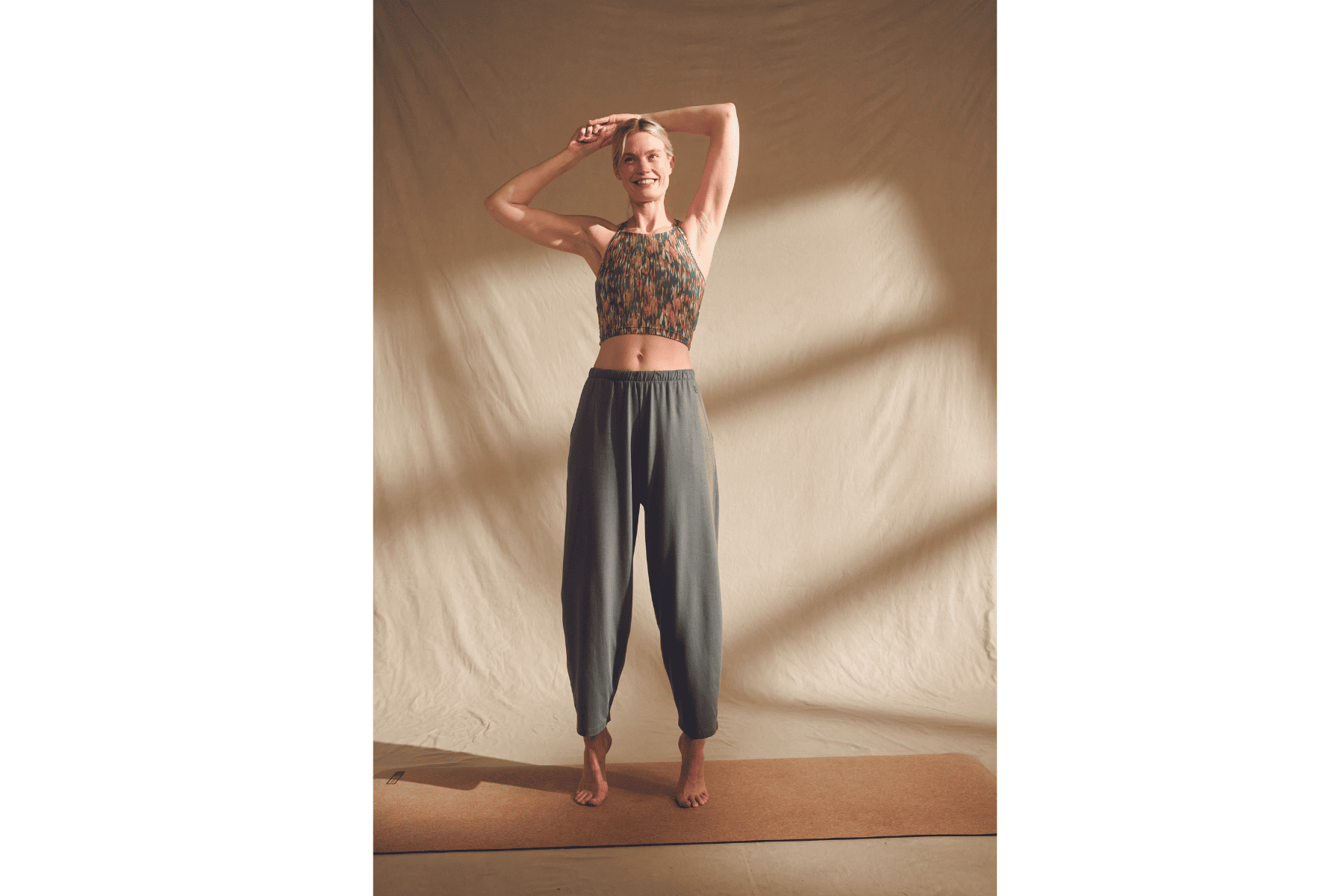 Horizon Tulip Leg Pants £49 worn with Mallea High Neck Crop £38