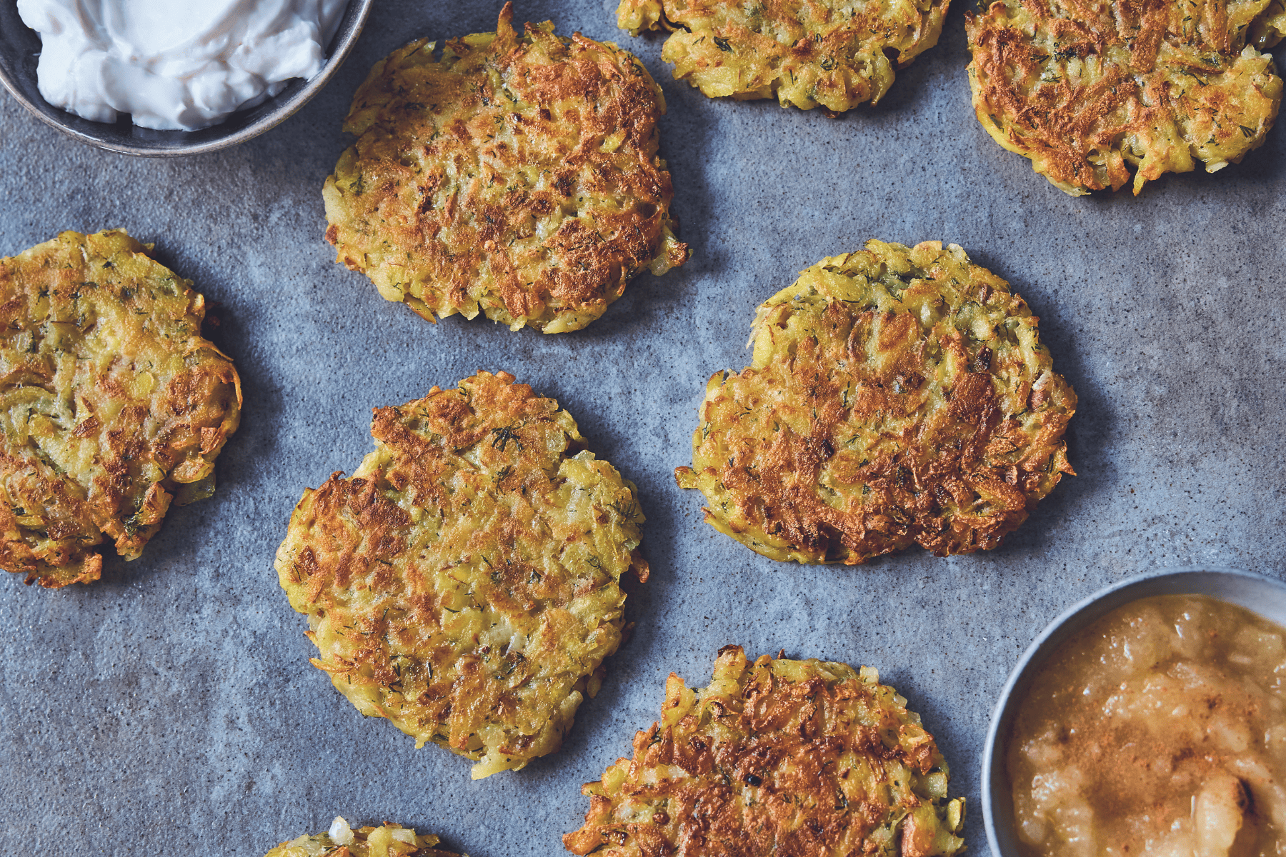 Potato and Parsnip Latkas