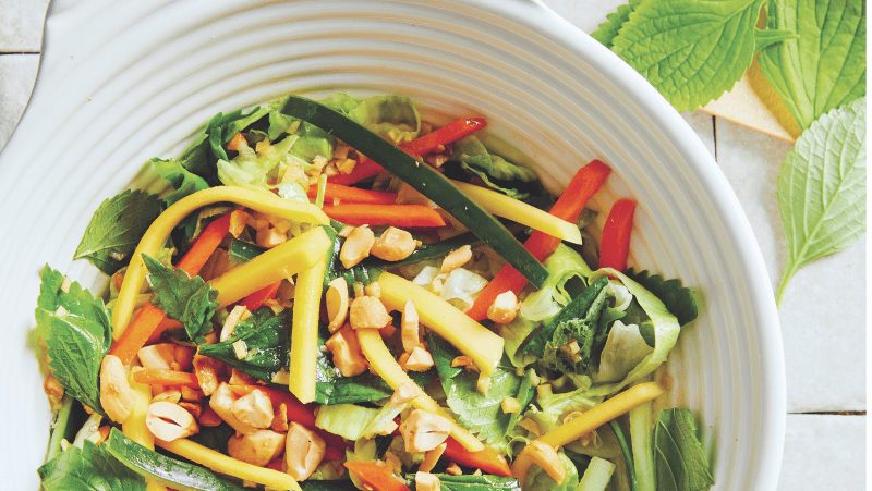 Shiso Mango Salad