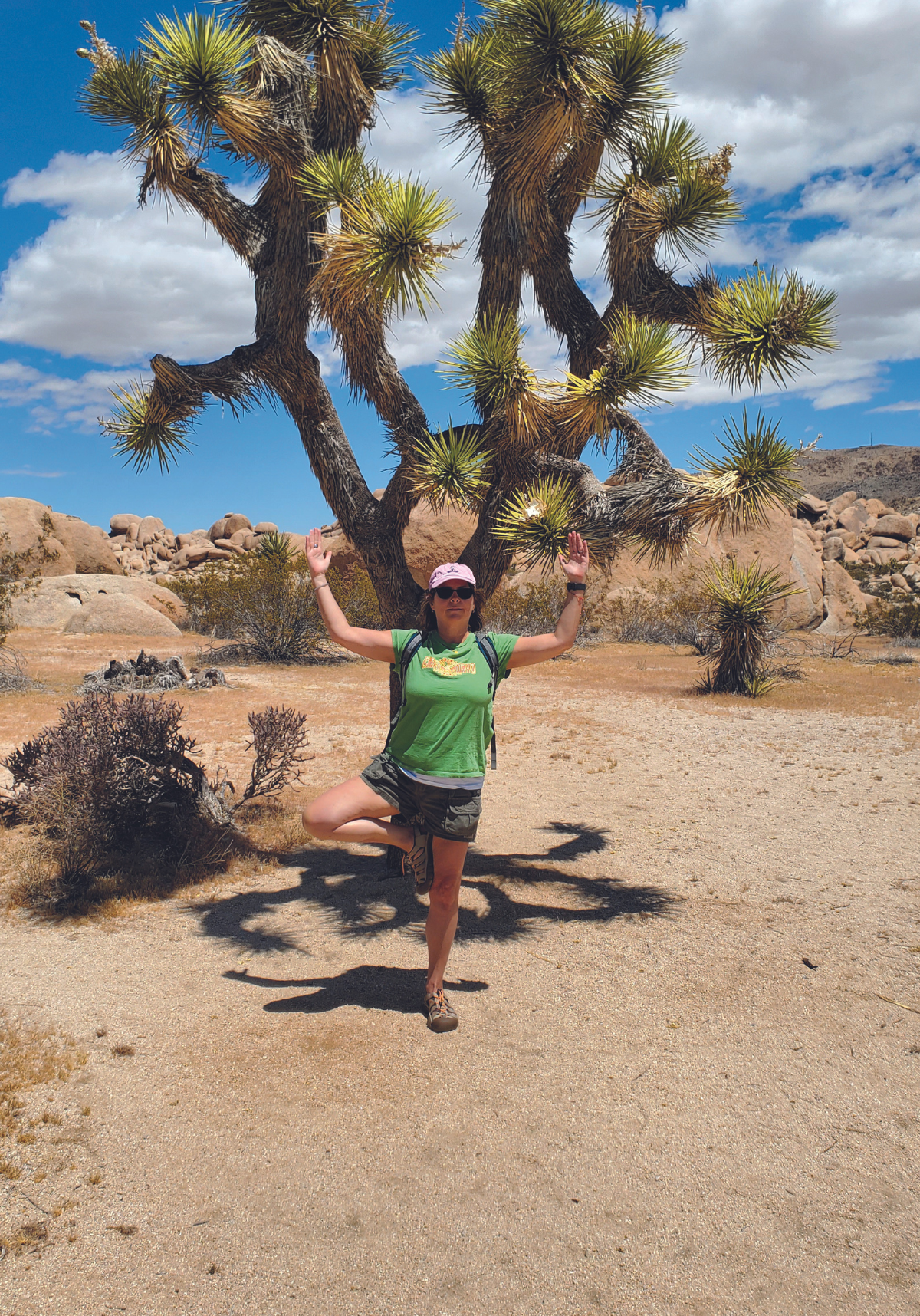 Jennifer Blevins at Joshua Tree Park, California