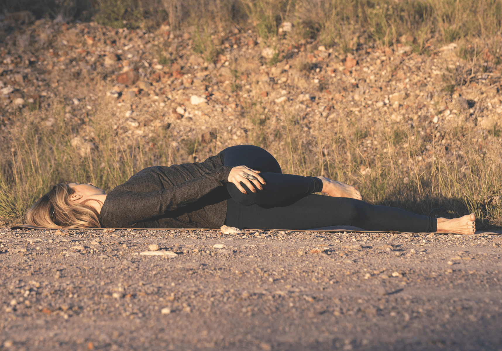 11. Gentle, Reclined Spinal Twist, Left Side 11. Gentle, Reclined Spinal Twist, Left Side