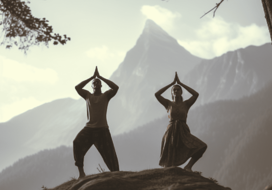 Drtracy_two_people_a_man_a_woman_tree_pose_yoga_asana_mountain__c5e7f31a-e885-4edb-94fe-6c6bb9d26afc Drtracy_two_people_a_man_a_woman_tree_pose_yoga_asana_mountain__c5e7f31a-e885-4edb-94fe-6c6bb9d26afc