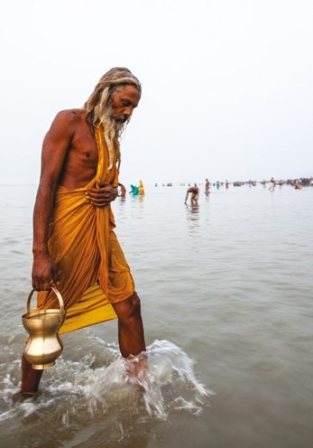 Man With Gold Cloth