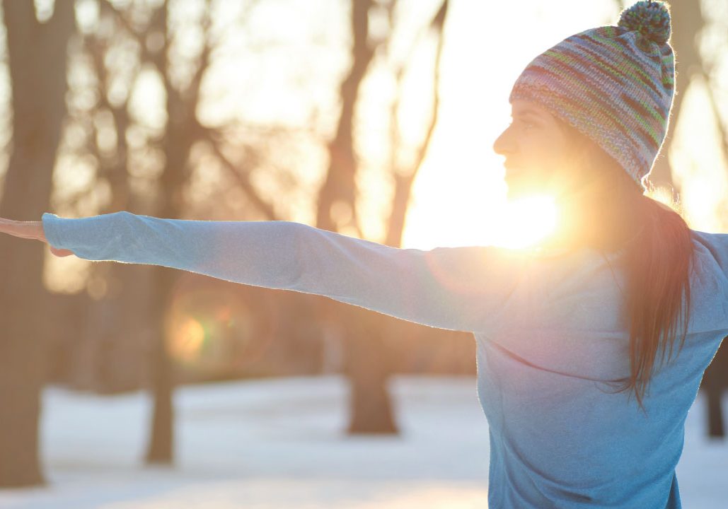 Winter yoga Winter yoga