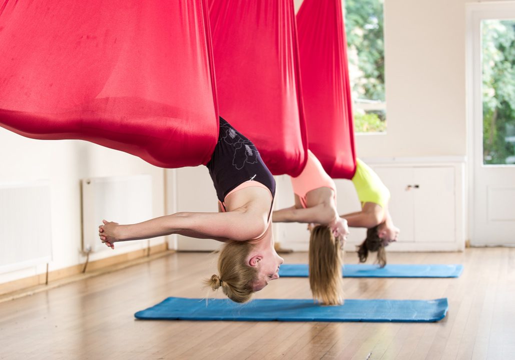 Aerial Yoga: Sun Salutation sequence