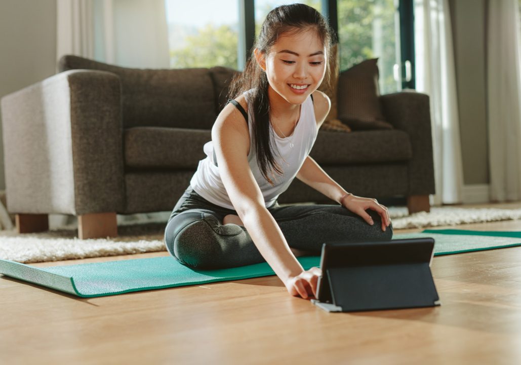 Online yoga training