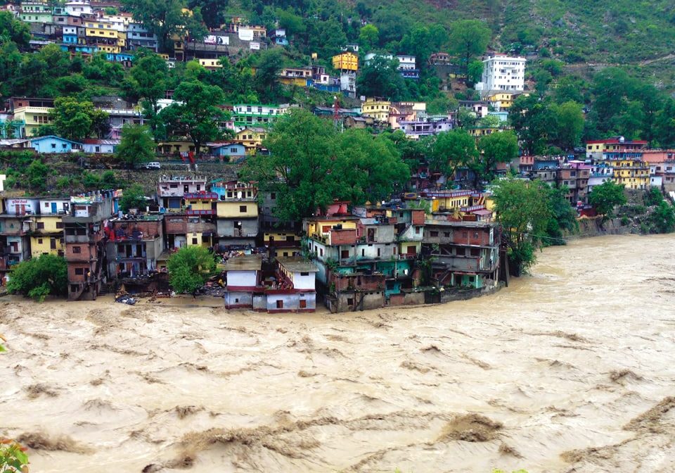 Town underwater