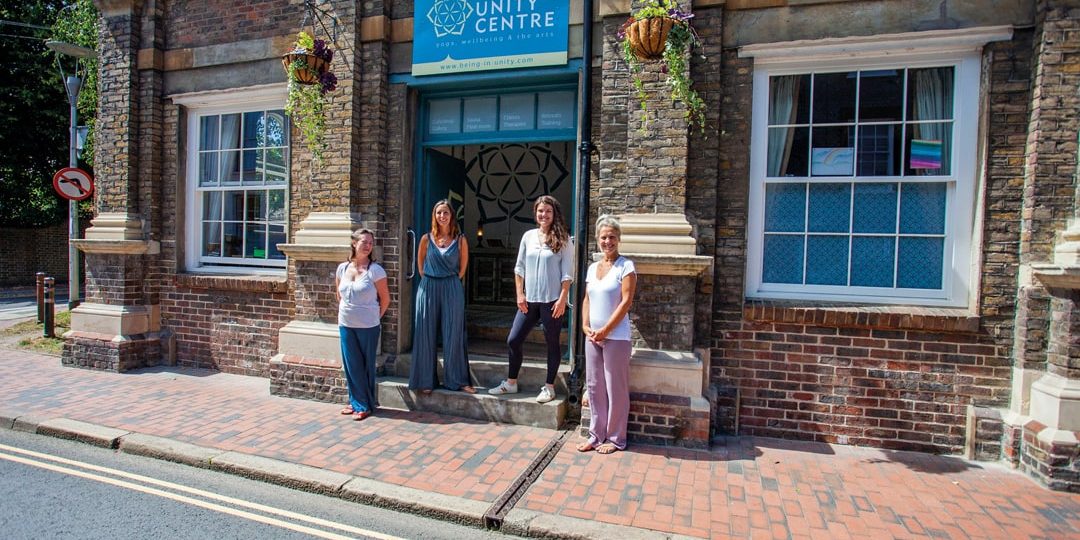Unity Centre - Sevanti and three of core team 3 Being in unity
