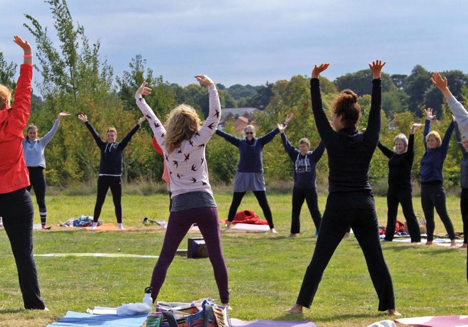 Woodland yoga